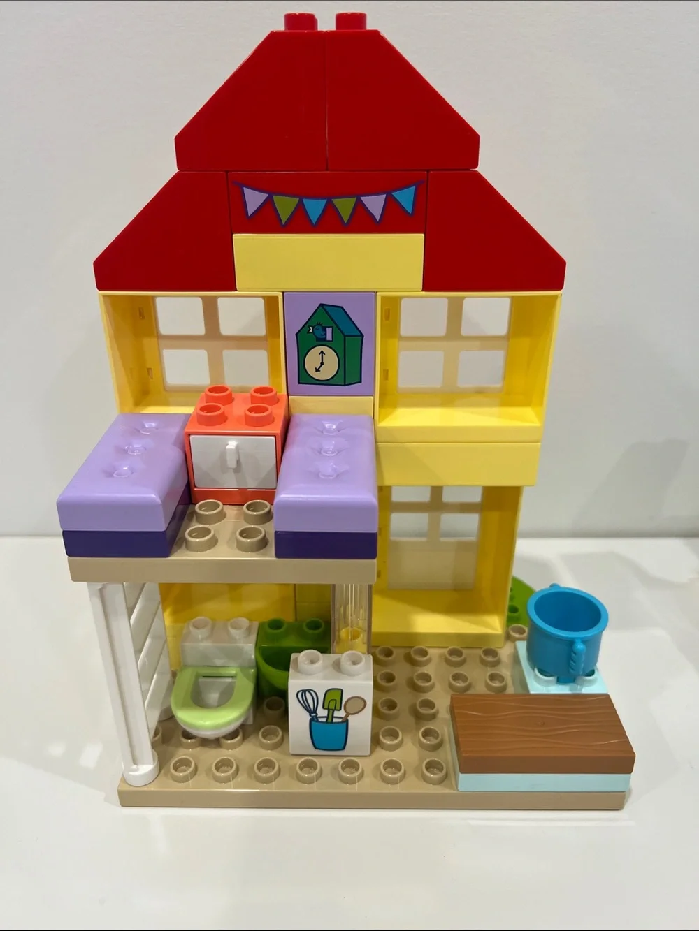LEGO DUPLO Peppa Pig Birthday House, Build & Rebuild Toddler Toy